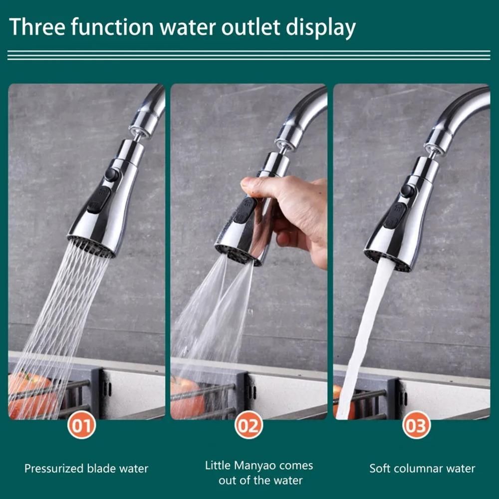 3-Mode Kitchen Sink Turbo Faucet